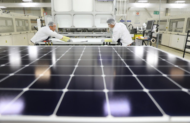 Jupiter International's mega solar cell manufacturing plant