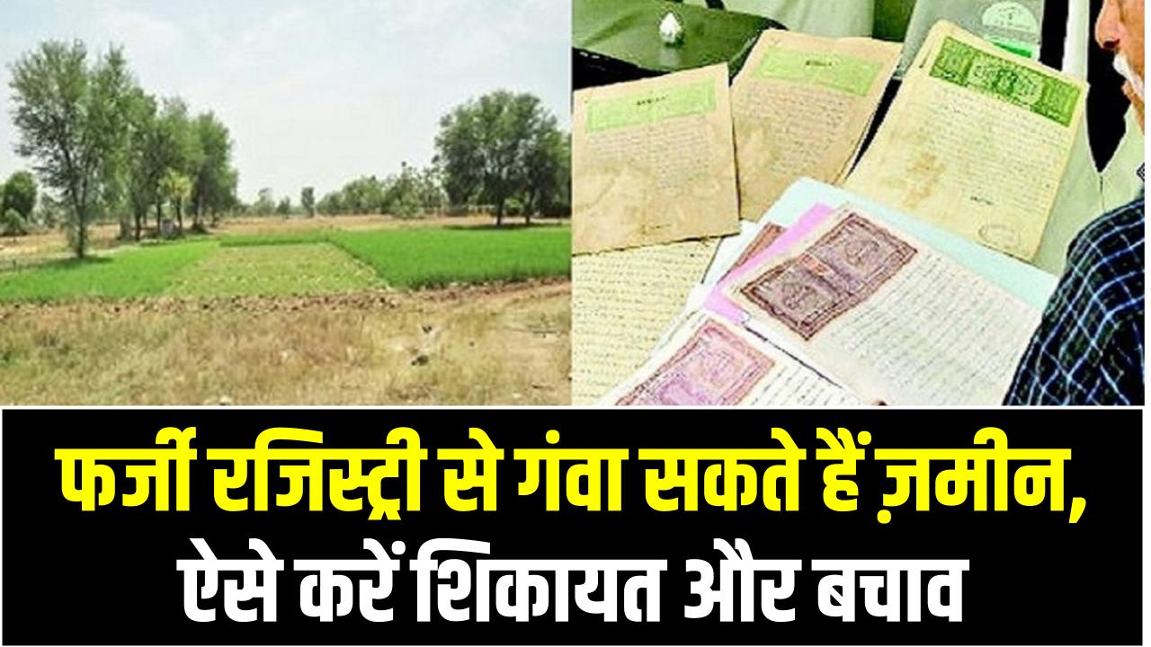 Fake Property Registry:फर्जी रजिस्ट्री से गंवा सकते हैं ज़मीन, ऐसे करें शिकायत और बचाव
