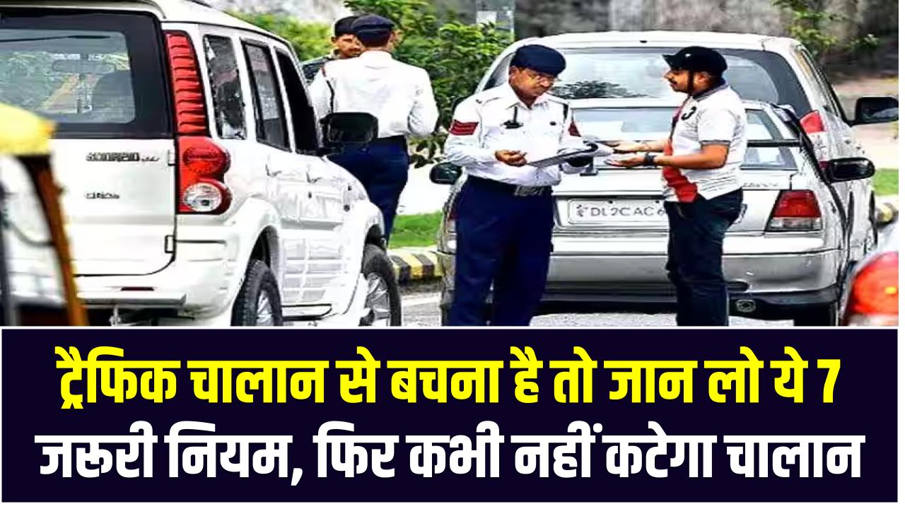 Traffic Challan Rules: ट्रैफिक चालान से बचना है तो जान लो ये 7 जरूरी नियम, फिर कभी नहीं कटेगा चालान