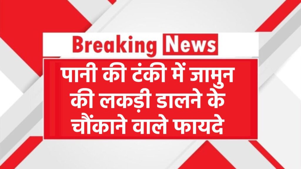 Jamun Wood Benefits: पानी की टंकी में जामुन की लकड़ी डालने के चौंकाने वाले फायदे